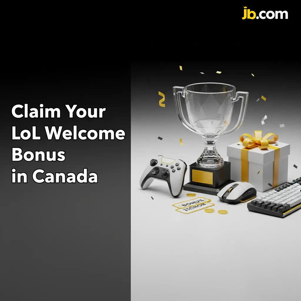 JB Casino LoL welcome bonus in Canada: up to 120% + 20 FB/400 FS, esports betting promo banner