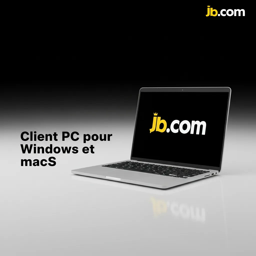 Client PC Windows et macOS: parier et jouer au casino via navigateur, toutes fonctions sans installation.