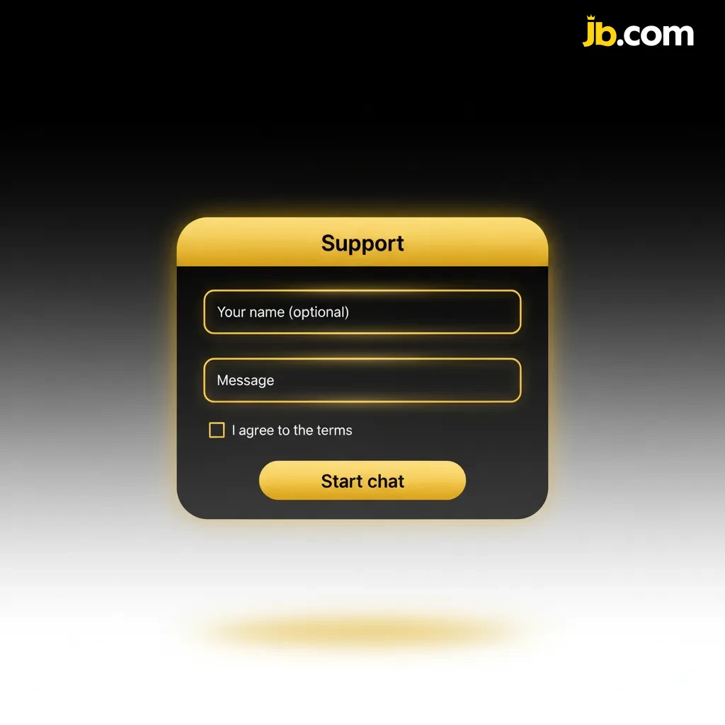 JB Casino Canada 24/7 support: in-account live chat, email form, Help Centre FAQs, and social media.