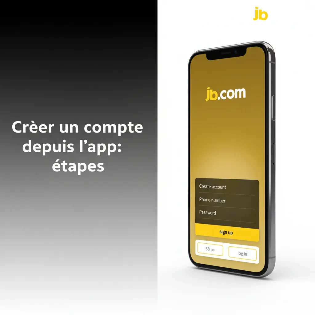 Écrans d’inscription de l’app: choix courriel/mobile, pays Canada, KYC, code promo, limites de dépôt, 2FA, accès au lobby.