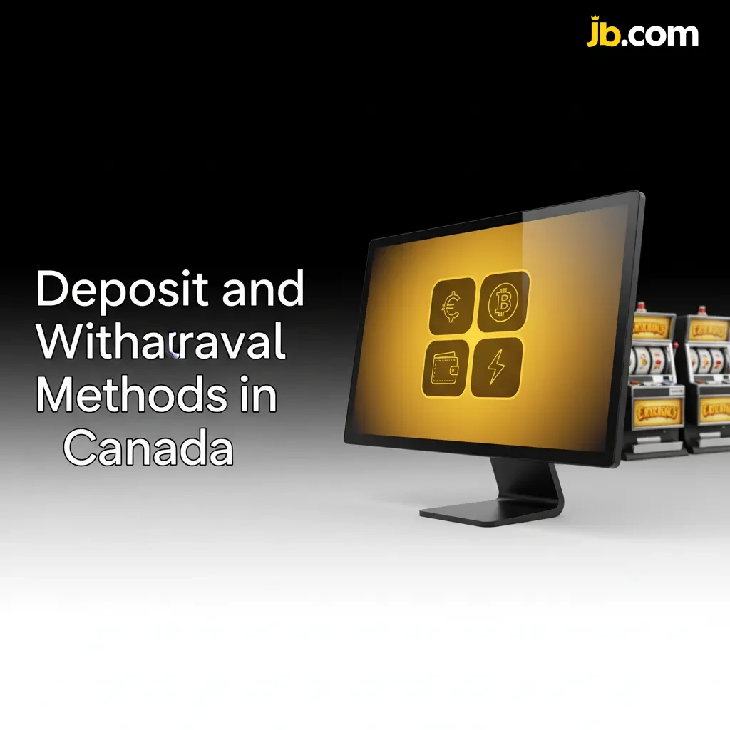 Icons for Canadian deposit/withdrawal methods: CAD cards, Interac e‑Transfer, bank transfer, e‑wallets, and cryptocurrencies