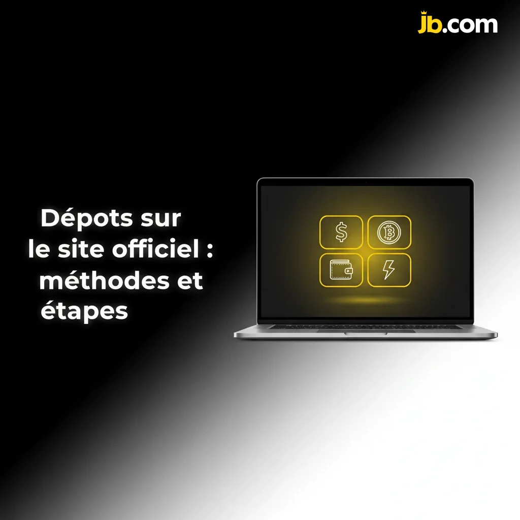 Illustration du guide de dépôt en dollars canadiens: Caisse > Dépôt, choix de méthode, montant, confirmation, solde, limites.