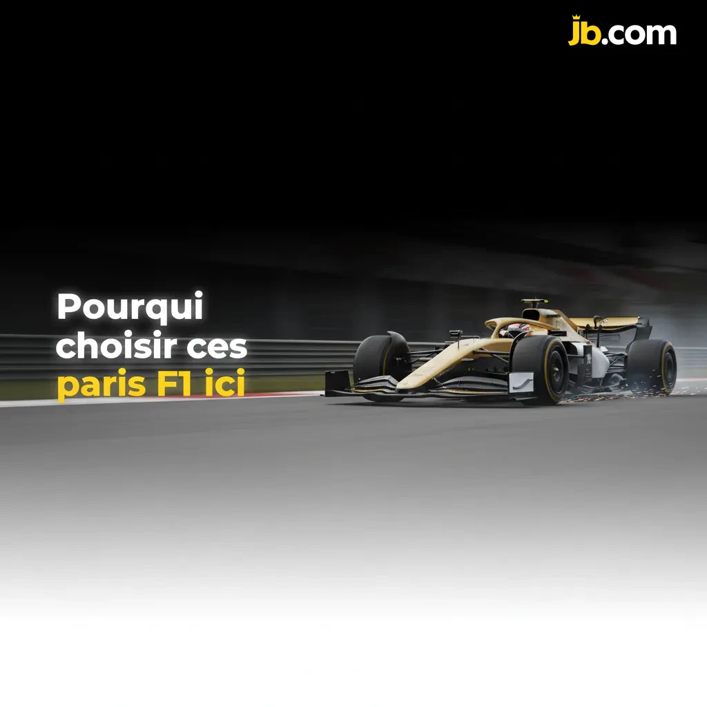 Visuel promo paris F1: cotes live qualifs/course, marchés variés, duels, cash out, stats, appli mobile, support FR.