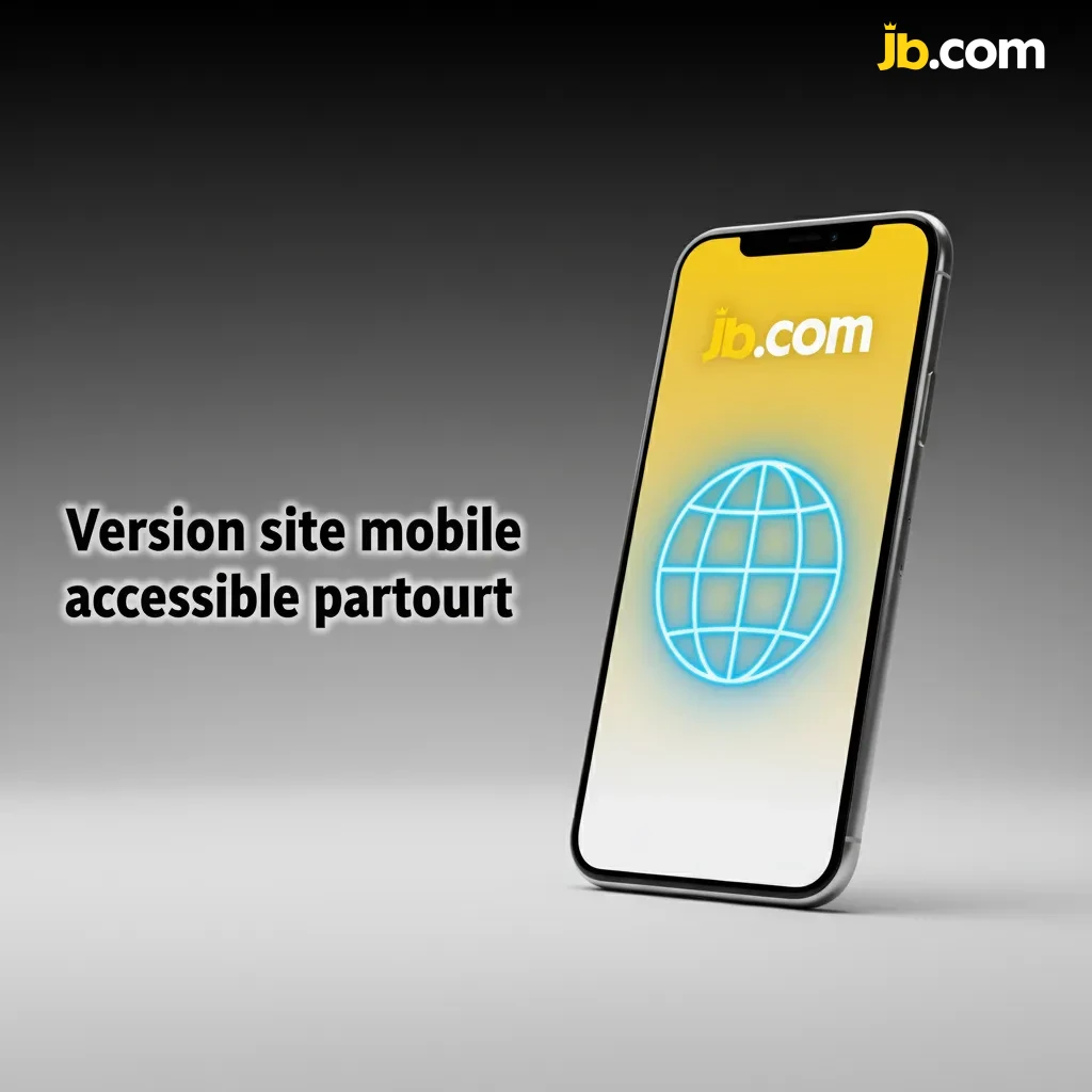 Smartphone et tablette affichant le site mobile JB Casino, paris, casino, paiements et support, sans téléchargement.