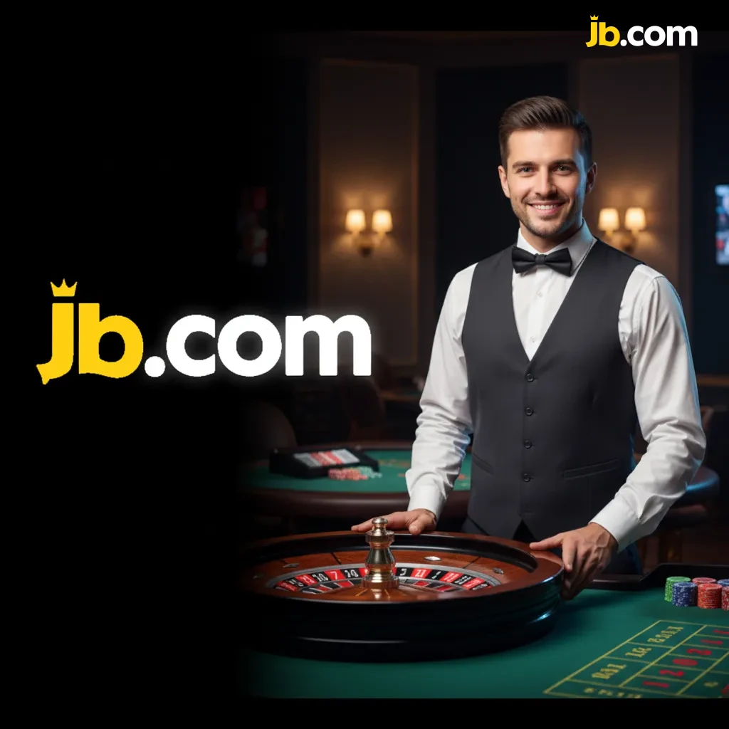 JB Casino live dealer stream on mobile with chat and bets for blackjack, roulette, baccarat, poker, and game shows.