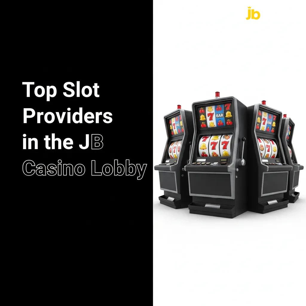JB Casino lobby graphic of top slot providers with game counts: Pragmatic Play, NetEnt, Play’n GO, Games Global, and more.